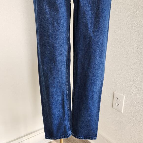 Vintage Northern Reflections Dark Wash High Waisted Mom Jeans Taper Leg Jeans 8 - Picture 3 of 8